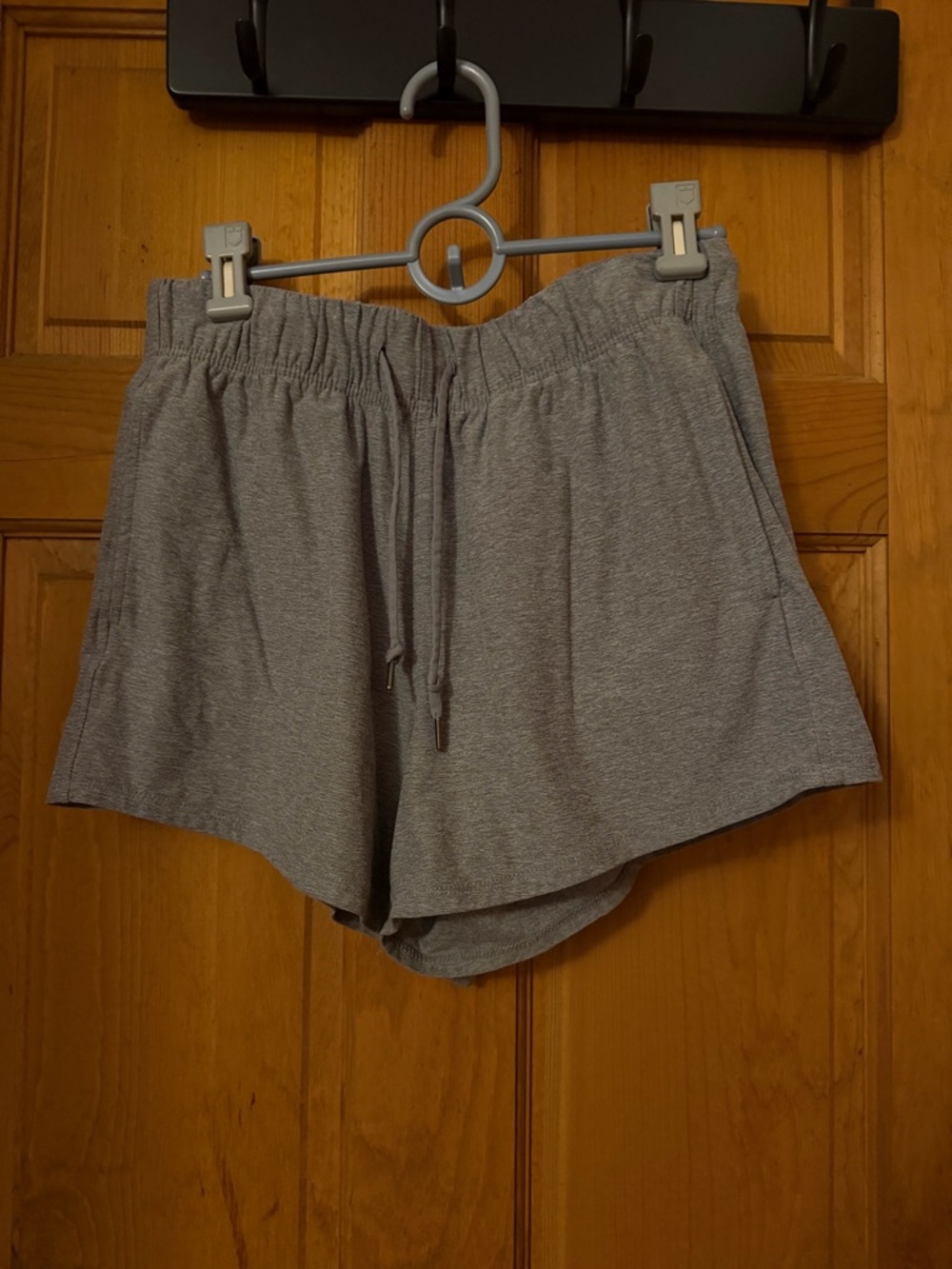 Athletic Works Heather Gray Drawstring Athletic Shorts